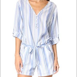 ⭐️NWOT⭐️ Amanda Uprichard Breezy Stripe Romper